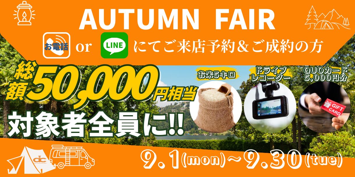 9月のキャンペーンスライド