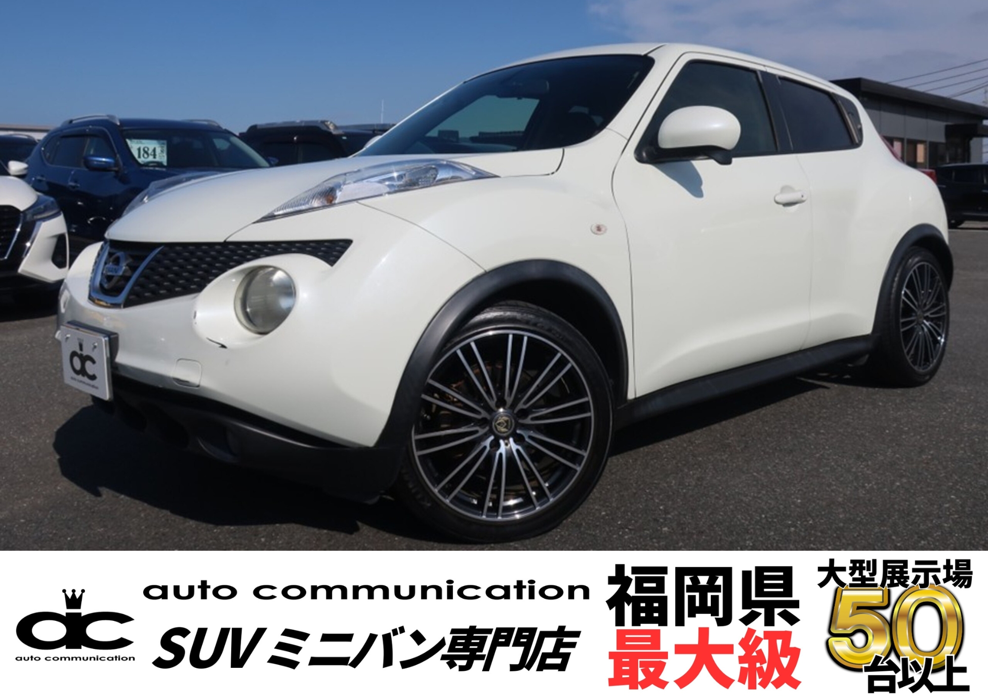 2012年式パールホワイトジューク写真