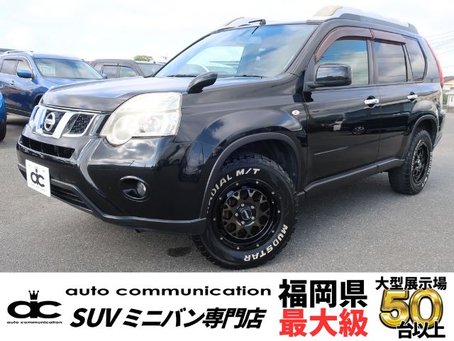 2011年式日産エクストレイルブラック4WDﾊﾞｯｸｶﾒﾗ写真